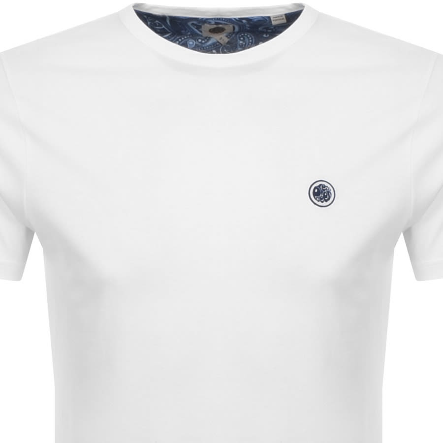 Alternative Image for ProductPretty Green Crew Neck T Shirt White2